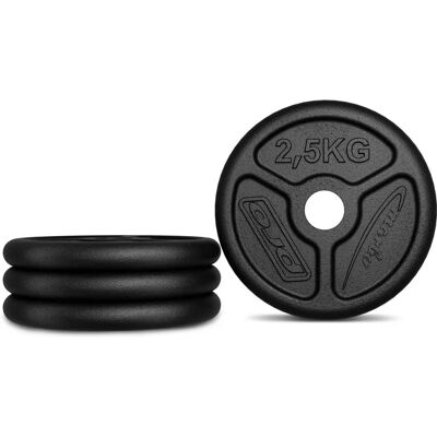 Disc de greutate din fontă Marbo Sport - Slim 2,5kg ø31mm - Disc de greutate Disc de greutate din fontă Marbo Sport - Slim 2,5kg ø31mm - Disc de greutate