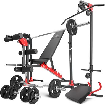 Zestaw domowej siłowni Marbo Sport regulowany - 83kg Zestaw domowej siłowni Marbo Sport regulowany - 83kg