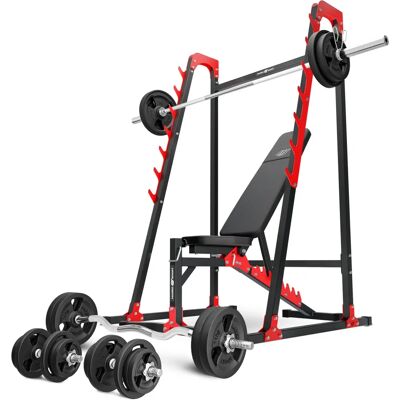 Marbo Sport Verstelbare Home Gym Set - Veelzijdige fitnessapparatuur Marbo Sport Verstelbare Home Gym Set - Veelzijdige fitnessapparatuur