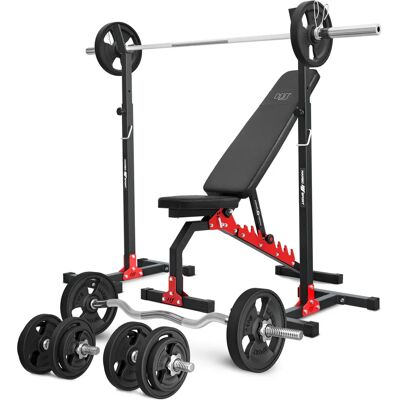 Zestaw Regulowana Ławka Marbo Sport Zestaw Regulowana Ławka Marbo Sport