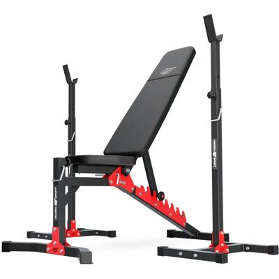 Ensemble Banc d'entraînement réglable et supports de barre - Marbo Sport Ensemble Banc d'entraînement réglable et supports de barre - Marbo Sport