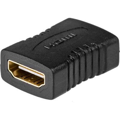 Akyga AK-AD-05 HDMI Genderwandler - Standard Typ A - Schwarz & Gold Akyga AK-AD-05 HDMI Genderwandler - Standard Typ A - Schwarz & Gold