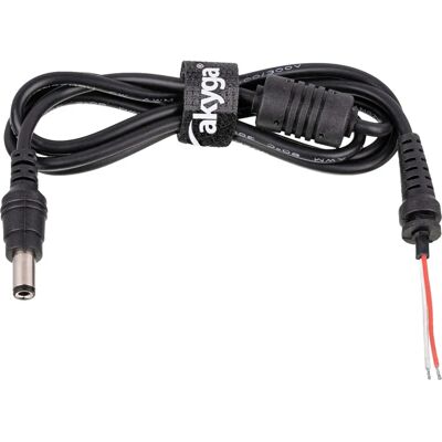 Akyga AK SC 06 Ersatz-DC-Kabel - Notebook-Netzteil - Schwarz Akyga AK SC 06 Ersatz-DC-Kabel - Notebook-Netzteil - Schwarz