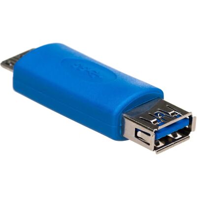 Akyga AK-AD-25 USB-A auf Micro-B Kabel-Adapter - Blau Akyga AK-AD-25 USB-A auf Micro-B Kabel-Adapter - Blau