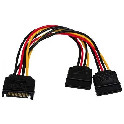 Akyga AK-CA-31 SATA Kabelverteiler - 0,15 m - Schwarz, Rot, Gelb Akyga AK-CA-31 SATA Kabelverteiler - 0,15 m - Schwarz, Rot, Gelb