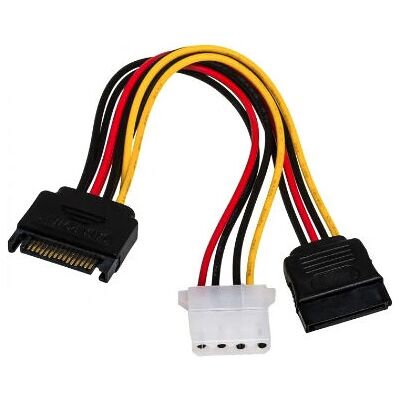 Akyga AK-CA-32 SATA-Kabel - 0,15m - Schwarz, Rot, Gelb Akyga AK-CA-32 SATA-Kabel - 0,15m - Schwarz, Rot, Gelb