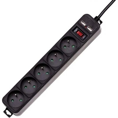 Akyga AK-SP-05U Überspannungsschutz - 5 Steckdosen - 1,5m Kabel Akyga AK-SP-05U Überspannungsschutz - 5 Steckdosen - 1,5m Kabel