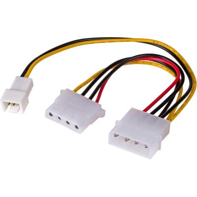 Akyga AK-CA-35 Stromkabel - 0,15 m - Molex, Lüfter Akyga AK-CA-35 Stromkabel - 0,15 m - Molex, Lüfter