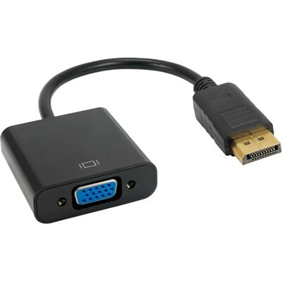 Akyga AK-AD-36 Videokábeladapter - 15cm - Fekete Akyga AK-AD-36 Videokábeladapter - 15cm - Fekete