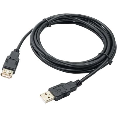 Akyga AK-USB-19 USB 2.0 Verlängerungskabel 3m Schwarz Akyga AK-USB-19 USB 2.0 Verlängerungskabel 3m Schwarz