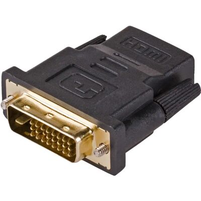 Akyga AK-AD-41 Adapter - DVI-D Dual link - HDMI F - Schwarz - Videoadapter Akyga AK-AD-41 Adapter - DVI-D Dual link - HDMI F - Schwarz - Videoadapter