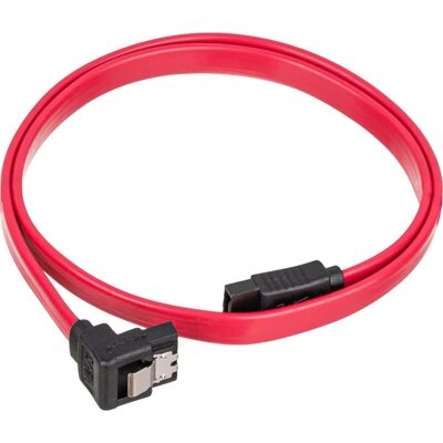 Cavo SATA Akyga AK-CA-51 - 50cm, Rosso, Angolo di 90° - Interno PC Cavo SATA Akyga AK-CA-51 - 50cm, Rosso, Angolo di 90° - Interno PC