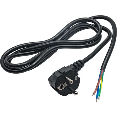 Câble d'alimentation Akyga - 1.5m - CEE7/7 - Noir - Câble électrique Câble d'alimentation Akyga - 1.5m - CEE7/7 - Noir - Câble électrique