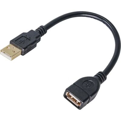 USB-kabel Akyga AK-USB-23 - 0,15m - USB A - Svart - Data & Ström USB-kabel Akyga AK-USB-23 - 0,15m - USB A - Svart - Data & Ström