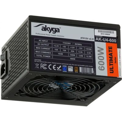 Alimentatore Akyga AK-U4-600 600W Nero Alimentatore Akyga AK-U4-600 600W Nero