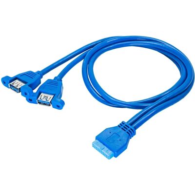 Akyga AK-CA-62 USB Kabeladapter - USB 3.2 Gen 1 - Blau Akyga AK-CA-62 USB Kabeladapter - USB 3.2 Gen 1 - Blau