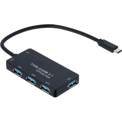 Hub USB Akyga AK-AD-52 - Noir - USB 3.2 Gen 2 Type-C - 4 Ports - Publicité Hub USB Akyga AK-AD-52 - Noir - USB 3.2 Gen 2 Type-C - 4 Ports - Publicité