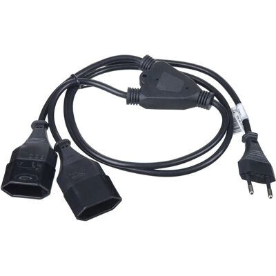 Câble d'alimentation Akyga AK-RD-05A - Double Europlug 1.2m - Publicité Câble d'alimentation Akyga AK-RD-05A - Double Europlug 1.2m - Publicité