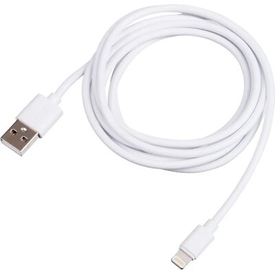 Akyga 1,8 m Weiß Lightning USB-Kabel Akyga 1,8 m Weiß Lightning USB-Kabel