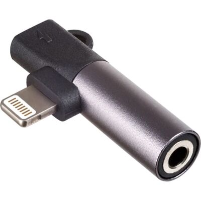 Adattatore Lightning a 3,5mm Akyga AK-AD-63 - Nero Adattatore Lightning a 3,5mm Akyga AK-AD-63 - Nero