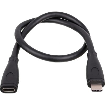 USB-kabel Akyga AK-USB-32 - 0,3m, USB 3.2 Gen 2, Sort - USB Type C Forlænger USB-kabel Akyga AK-USB-32 - 0,3m, USB 3.2 Gen 2, Sort - USB Type C Forlænger