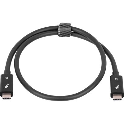 Akyga AK-USB-33 USB-C Thunderbolt 3 Kabel - 0,5 m Sort Akyga AK-USB-33 USB-C Thunderbolt 3 Kabel - 0,5 m Sort