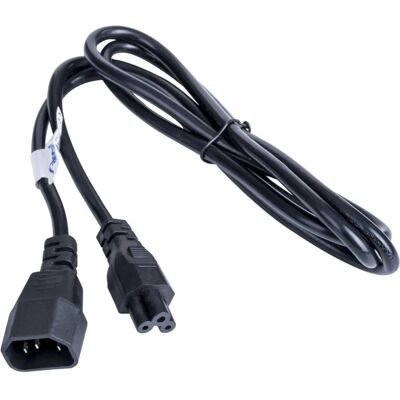 Akyga AK-NB-09A Netzkabel - 1,5 m, C14 auf C5, Schwarz Akyga AK-NB-09A Netzkabel - 1,5 m, C14 auf C5, Schwarz