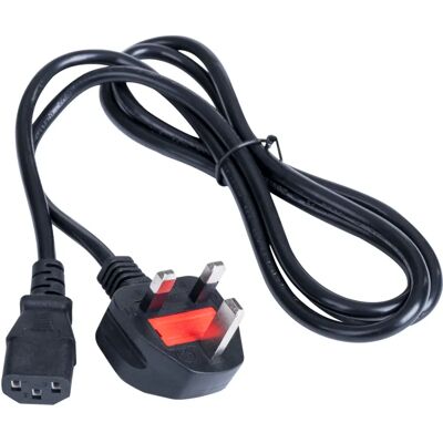 Akyga AK-AG-01A Stromkabel - 1,5m, G-Stecker, IEC C13 Akyga AK-AG-01A Stromkabel - 1,5m, G-Stecker, IEC C13