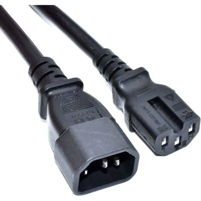 Akyga AK-UP-06 voedingskabel - 1,8m, Zwart, IEC C14 C15, Server voedingskabel Akyga AK-UP-06 voedingskabel - 1,8m, Zwart, IEC C14 C15, Server voedingskabel