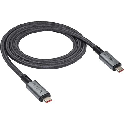 Akyga AK-USB-45 USB-kábel - USB4 40Gbps 1m Fekete Akyga AK-USB-45 USB-kábel - USB4 40Gbps 1m Fekete