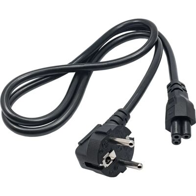 Câble d'alimentation Akyga AK-NB-08C - 1 m - Noir - Câble d'alimentation Câble d'alimentation Akyga AK-NB-08C - 1 m - Noir - Câble d'alimentation
