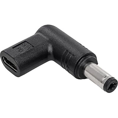 Universele USB-C Adapter Akyga AK-ND-C02 - Kabel, 5.5 x 2.1 mm - Zwart - Kabel Gender Changer Universele USB-C Adapter Akyga AK-ND-C02 - Kabel, 5.5 x 2.1 mm - Zwart - Kabel Gender Changer