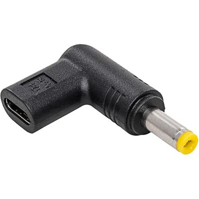 Akyga AK-ND-C03 Kabel-Adapter - USB-C auf 4,8x1,7 mm - Schwarz Akyga AK-ND-C03 Kabel-Adapter - USB-C auf 4,8x1,7 mm - Schwarz