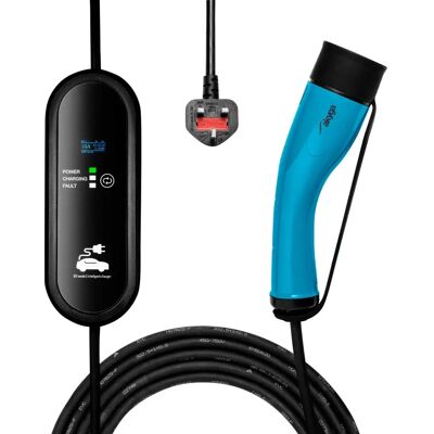 Akyga AK-EC-20 Ladekabel für Elektroauto - Schwarz, Typ 2, 1,5 m Akyga AK-EC-20 Ladekabel für Elektroauto - Schwarz, Typ 2, 1,5 m