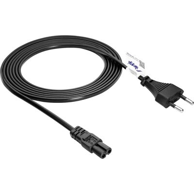 Kabel zasilający Akyga AK-RD-02C - Czarny - 3m - Złącze niskonapięciowych urządzeń Kabel zasilający Akyga AK-RD-02C - Czarny - 3m - Złącze niskonapięciowych urządzeń