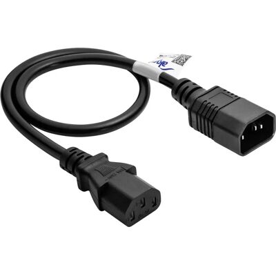 Câble d'alimentation Akyga AK-PC-14A - 0,5 m, Noir, C13/C14 - Publicité Câble d'alimentation Akyga AK-PC-14A - 0,5 m, Noir, C13/C14 - Publicité