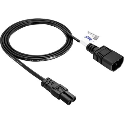 Akyga AK-PC-15A Stromkabel - 1,5m, IEC C7 & C14, Schwarz Akyga AK-PC-15A Stromkabel - 1,5m, IEC C7 & C14, Schwarz