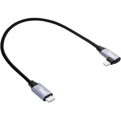 Câble Lightning Akyga AK-USB-55 - 0,3 m - Noir Câble Lightning Akyga AK-USB-55 - 0,3 m - Noir