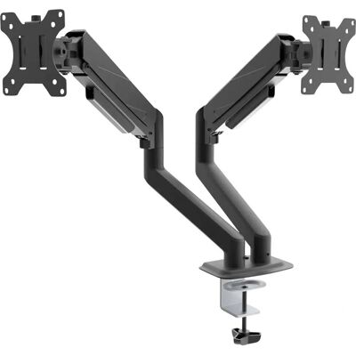 Akyga AK-MB-06 Dubbele Monitor Desk Mount - Verstelbaar, VESA, Zwart Akyga AK-MB-06 Dubbele Monitor Desk Mount - Verstelbaar, VESA, Zwart