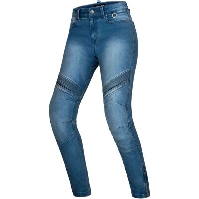 Jeans moto femmes Shima Jess - Bleu, Taille 28 Jeans moto femmes Shima Jess - Bleu, Taille 28