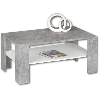 Homeu202faffaireu202f Joker Beton Dekor Rechteckiger Couchtisch - Couchtisch Homeu202faffaireu202f Joker Beton Dekor Rechteckiger Couchtisch - Couchtisch