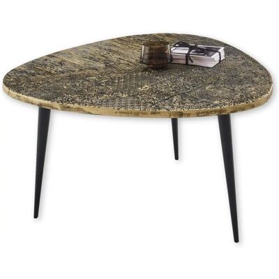 Stolkom Antonio Gold Metalloptik Couchtisch - Couchtisch Stolkom Antonio Gold Metalloptik Couchtisch - Couchtisch
