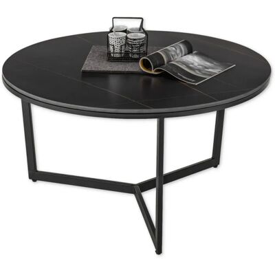 Home Affaire HARPER 1 - Runder Marmor Keramiktisch Home Affaire HARPER 1 - Runder Marmor Keramiktisch