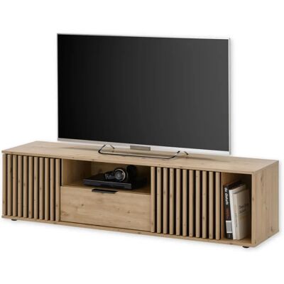 STOLKOM Chiara Eichen-Dekor TV-Schrank - 150cm Schwarz STOLKOM Chiara Eichen-Dekor TV-Schrank - 150cm Schwarz