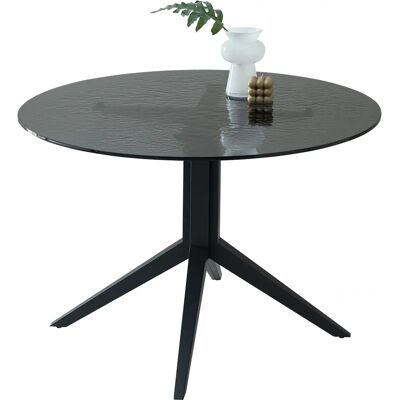 STOLKOM Leano Runder Glastisch - Esszimmertisch STOLKOM Leano Runder Glastisch - Esszimmertisch