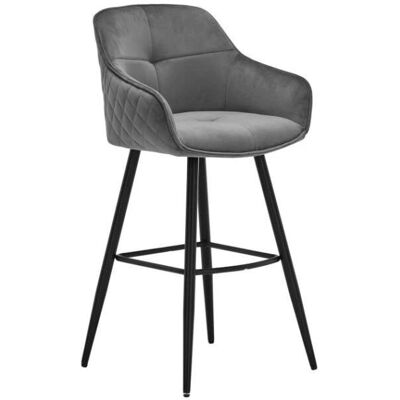 Stolkom - EMMA Barhocker - Metall - Samtstoff - Barhocker Stolkom - EMMA Barhocker - Metall - Samtstoff - Barhocker