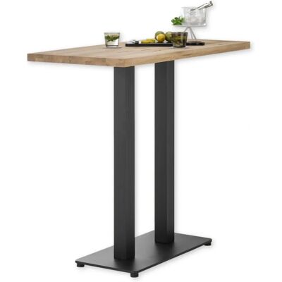 STOLKOM Jay Eiche Massivholz geölt, Hochtisch BxHxT 120x104x60 cm - Esstisch STOLKOM Jay Eiche Massivholz geölt, Hochtisch BxHxT 120x104x60 cm - Esstisch
