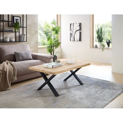 STOLKOM Chris Massivholz Eiche Rechteckiger Couchtisch - Tische STOLKOM Chris Massivholz Eiche Rechteckiger Couchtisch - Tische