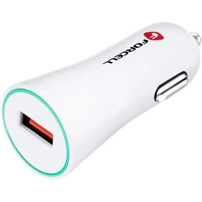 Blue Star USB auto nabíjačka - Rychlé nabíjení & LED světlo Blue Star USB auto nabíjačka - Rychlé nabíjení & LED světlo