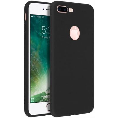 Funda de silicona Forcell para iPhone 7 Plus, 8 Plus - Negro Funda de silicona Forcell para iPhone 7 Plus, 8 Plus - Negro
